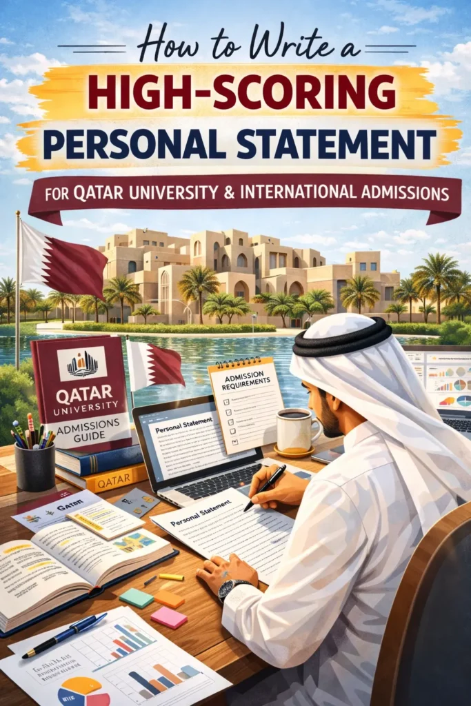 How to Write a High-Scoring Personal Statement for Qatar University & International Admissions