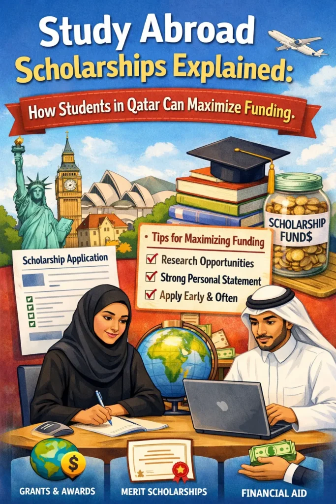 Study Abroad Scholarships Explained: How Students in Qatar Can Maximize Funding